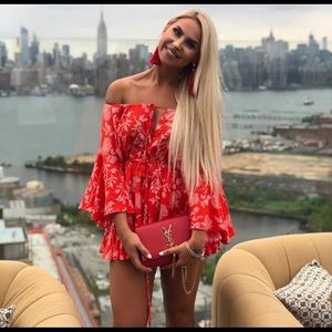 Made In The Aftermath Romper Red - Hello Molly